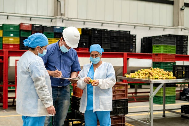 Food safety teams using digital tablets on the warehouse floor: the move from paper-based to real-time digital verification is transforming supply chain accountability